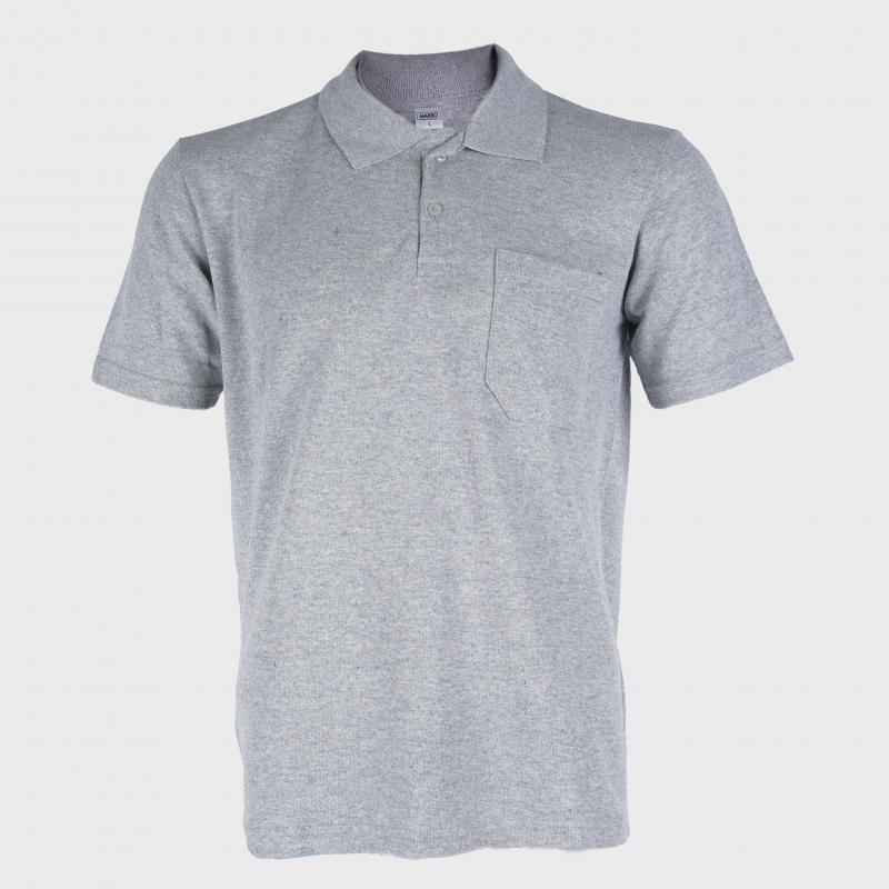 T-shirt Polo Yaka  Gri Renk 