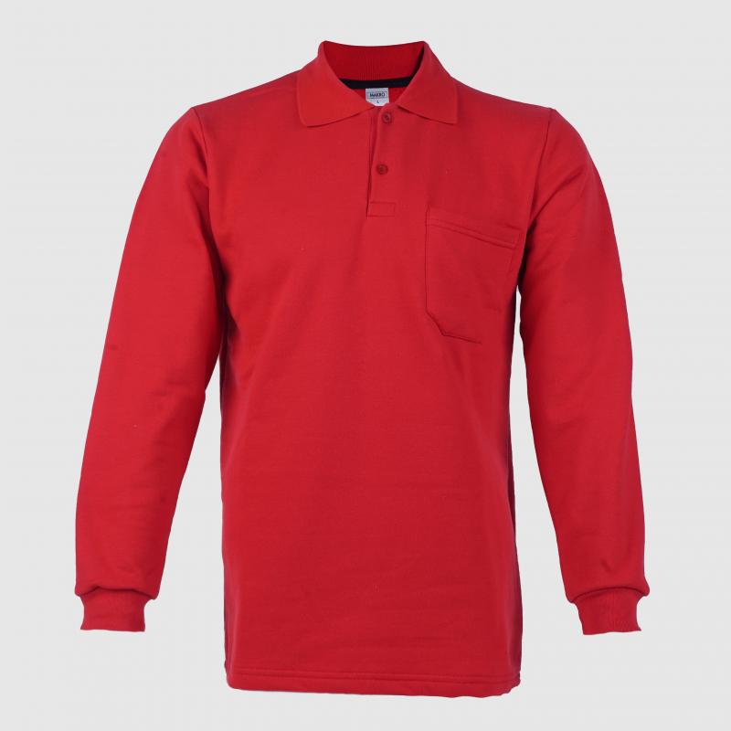 Polo Yaka Sweat İçi Polarlı Lacivert Renk