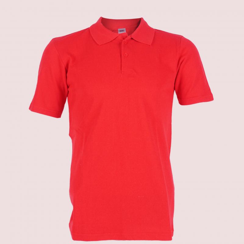 T-shirt Polo Yaka Kırmızı Renk 