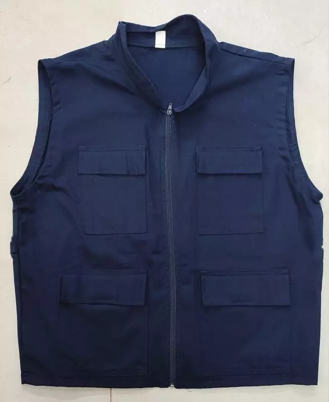 Yazlık%20Gabardin%20Lacivert%20Renk%20İş%20Yeleği