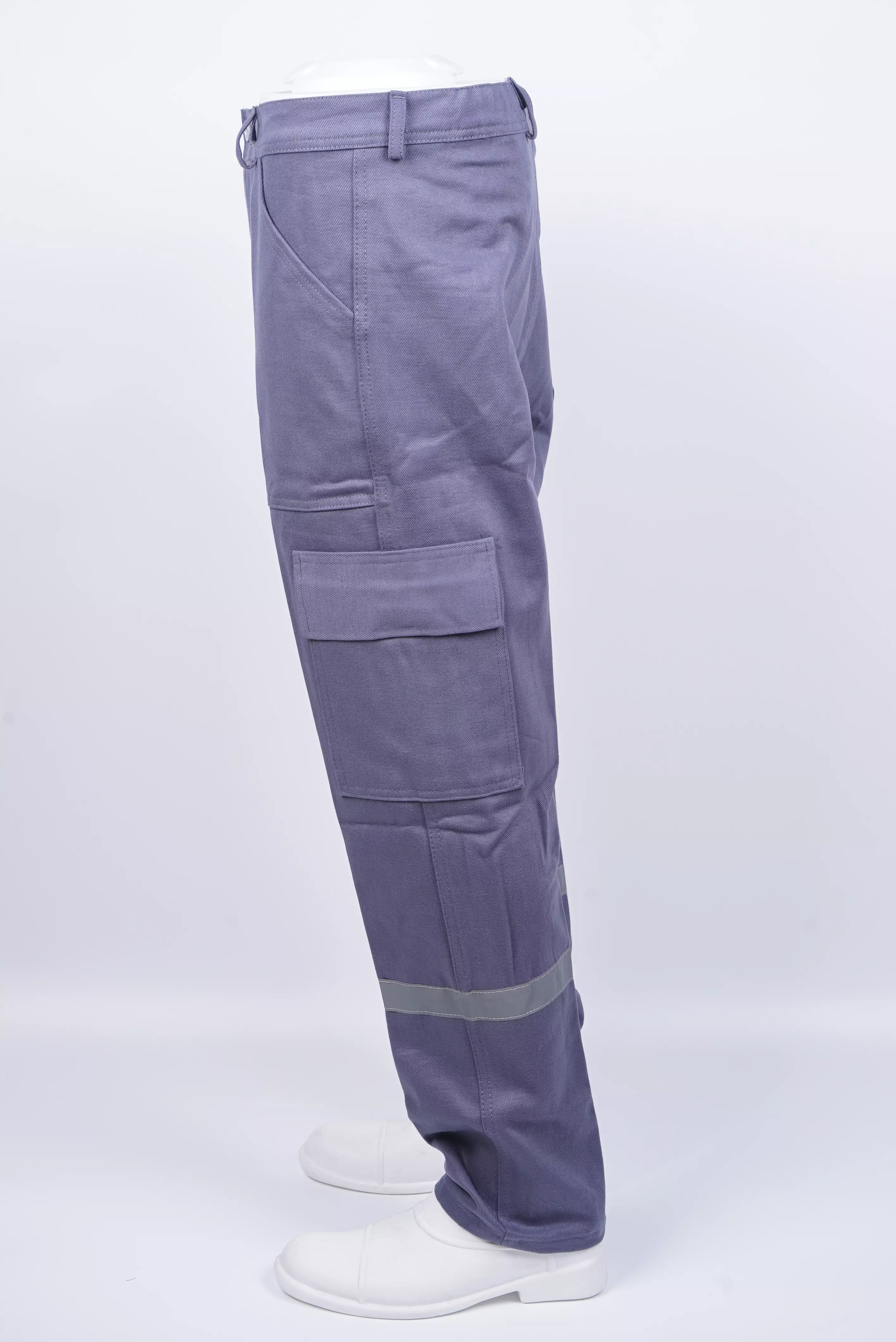 Gabardin%20İş%20Pantolonu%20Gri%20Renk%20