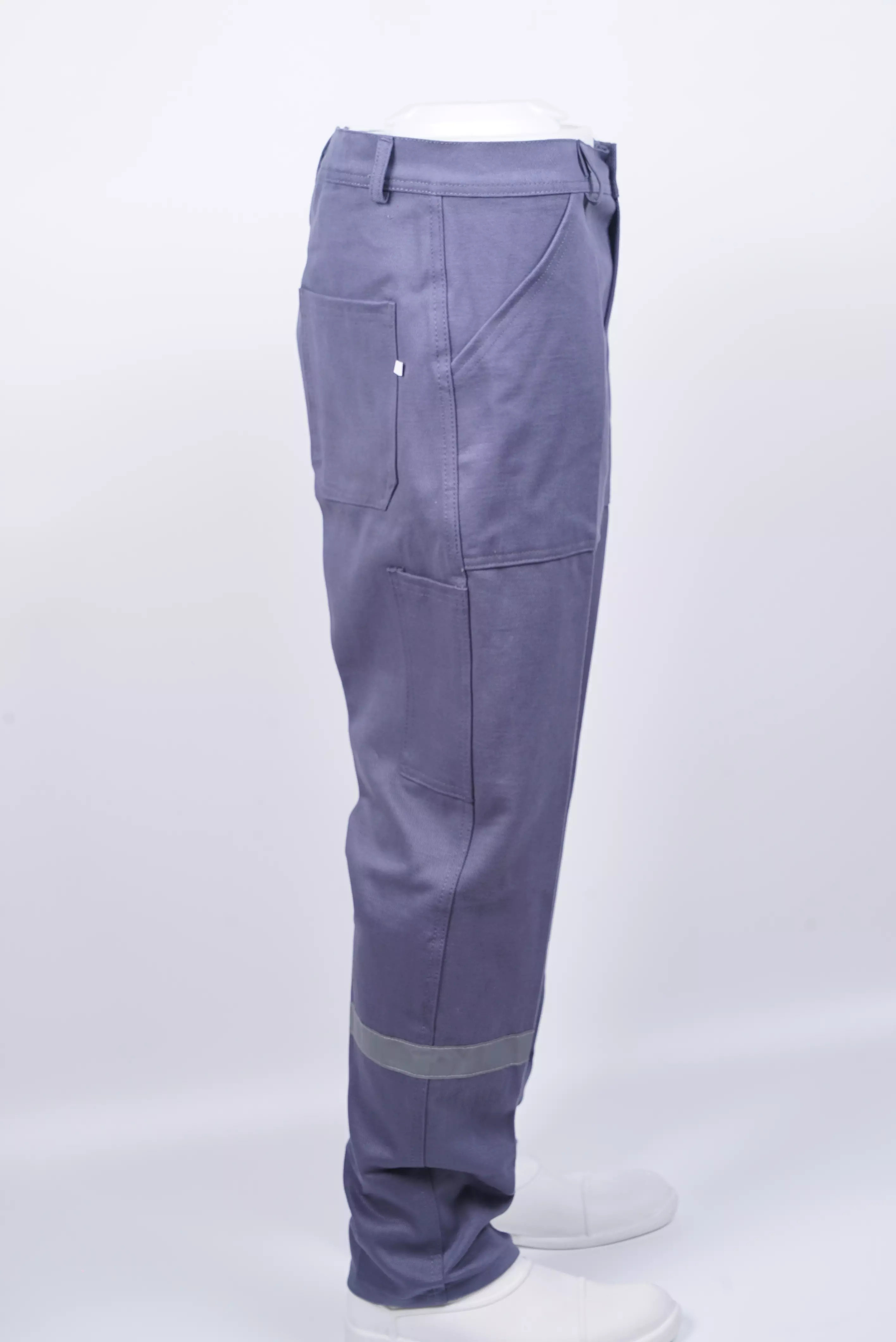 Gabardin%20İş%20Pantolonu%20Gri%20Renk%20