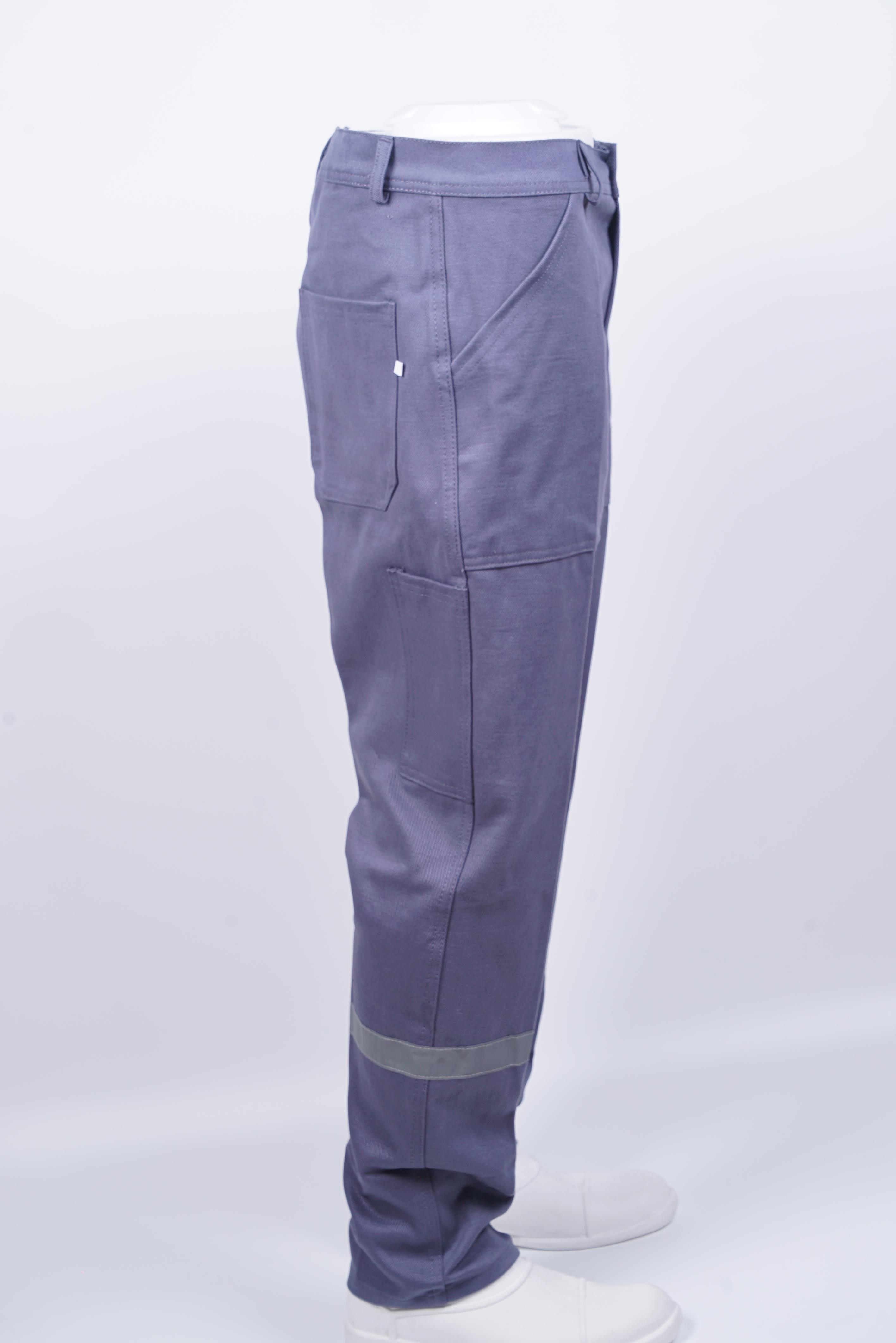 Gabardin%20Yazlık%20İş%20Pantolonu%20Gri%20Renk%20