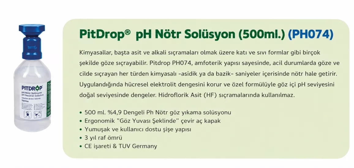 PitDrop Göz Duşu