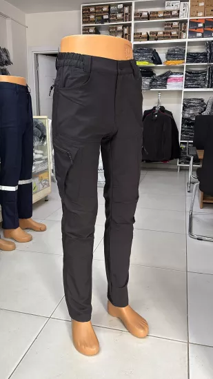 Softshel Pantolon Yazlık Likralı Siyah renk