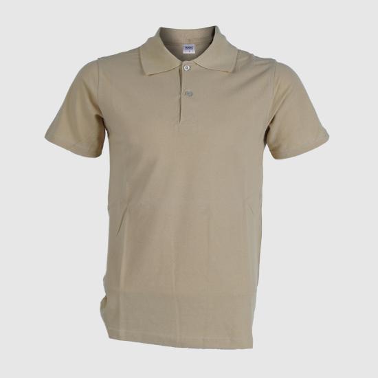 T-shirt Polo Yaka Bej Renk