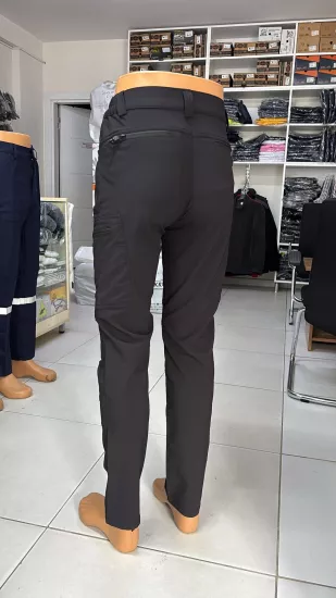 Softshel Pantolon Yazlık Likralı Siyah renk