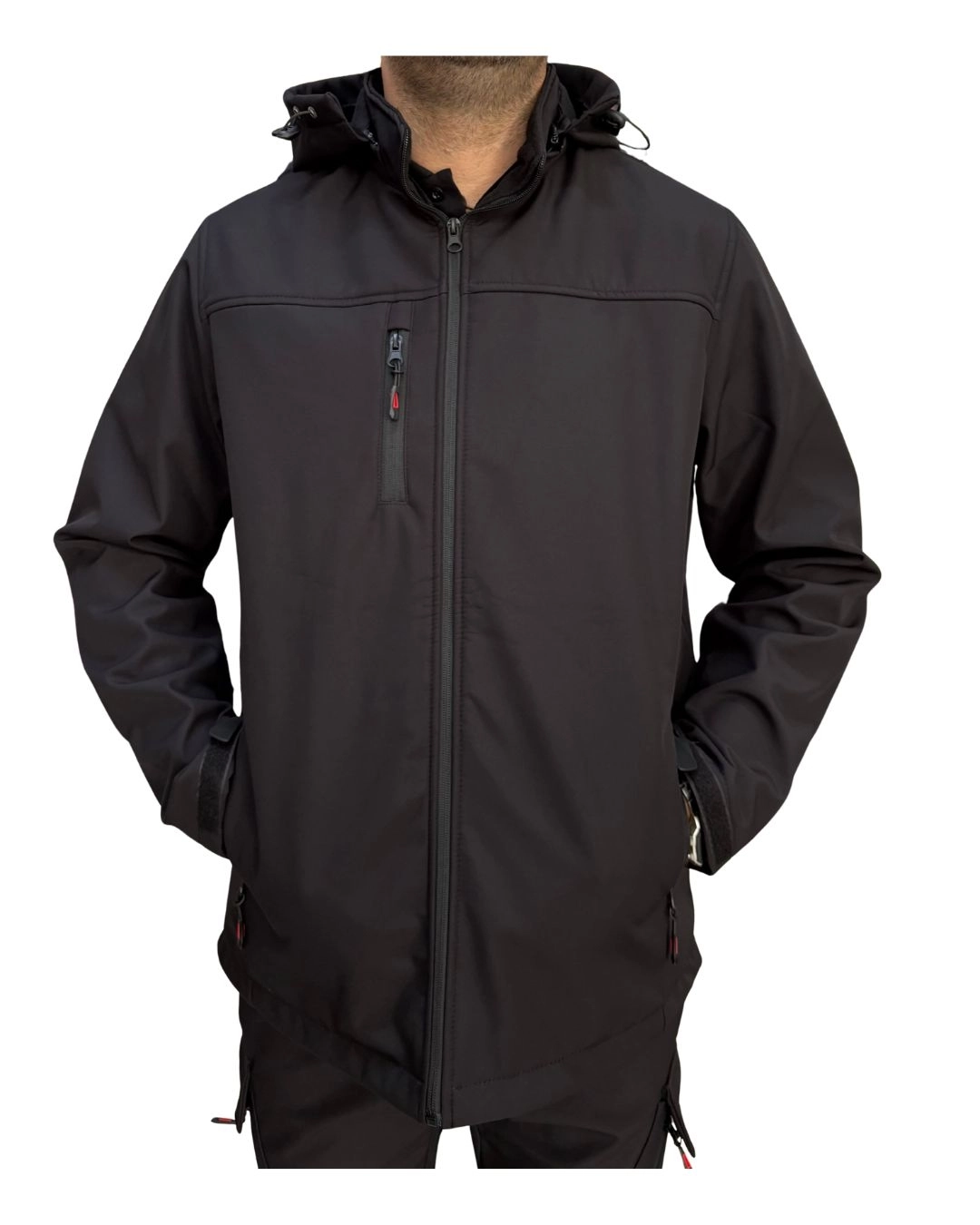 Softshell Mont Siyah Renk