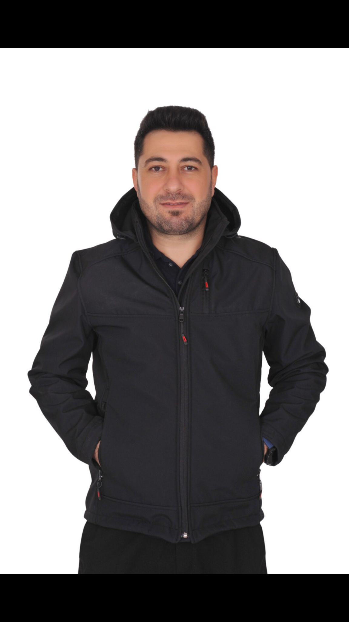 Softshell Mont Siyah Renk