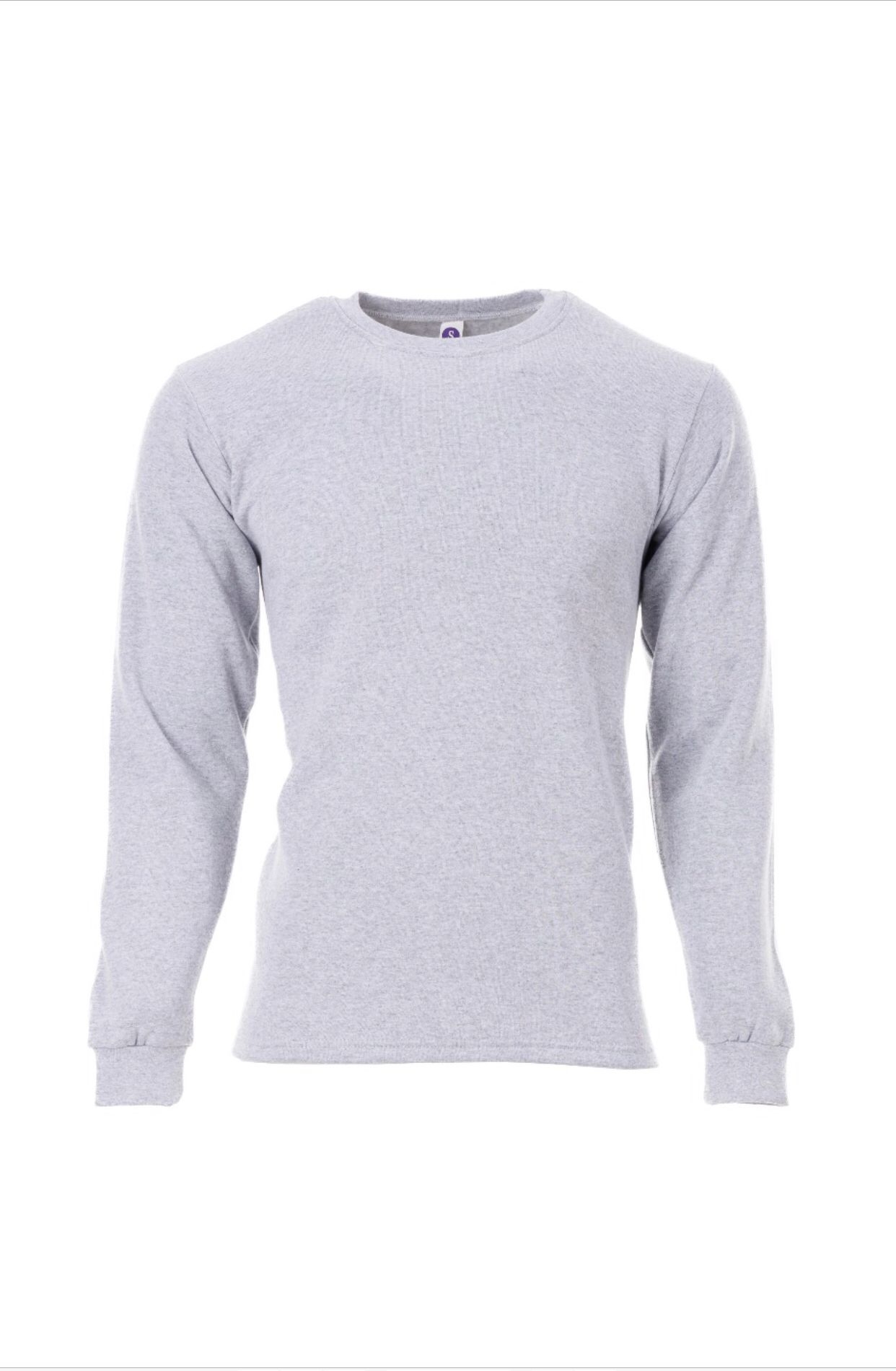 Bisiklet%20Yaka%20Sweat%20İçi%20Polarlı%20Gri%20Renk