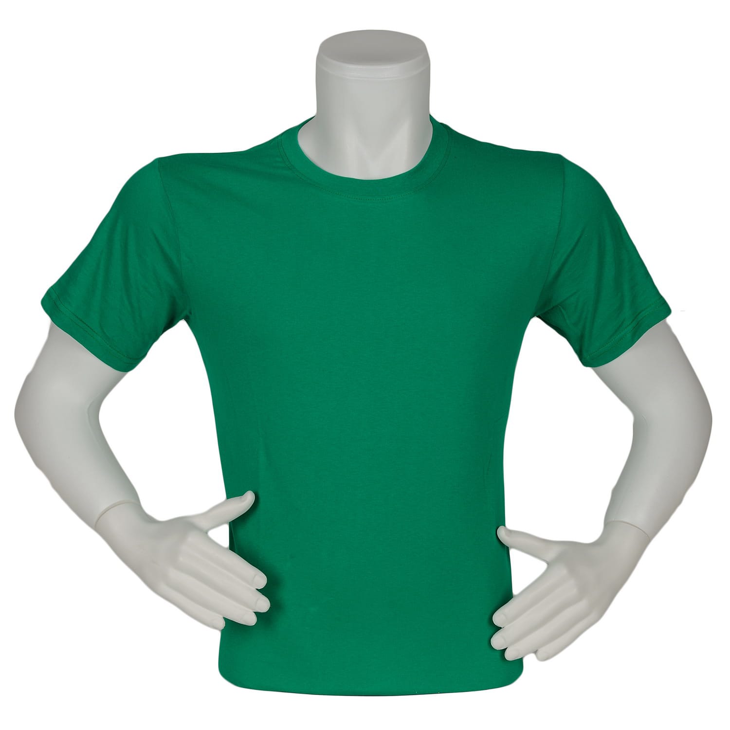 T-shirt Bisiklet Yaka Açık Yeşil Renk