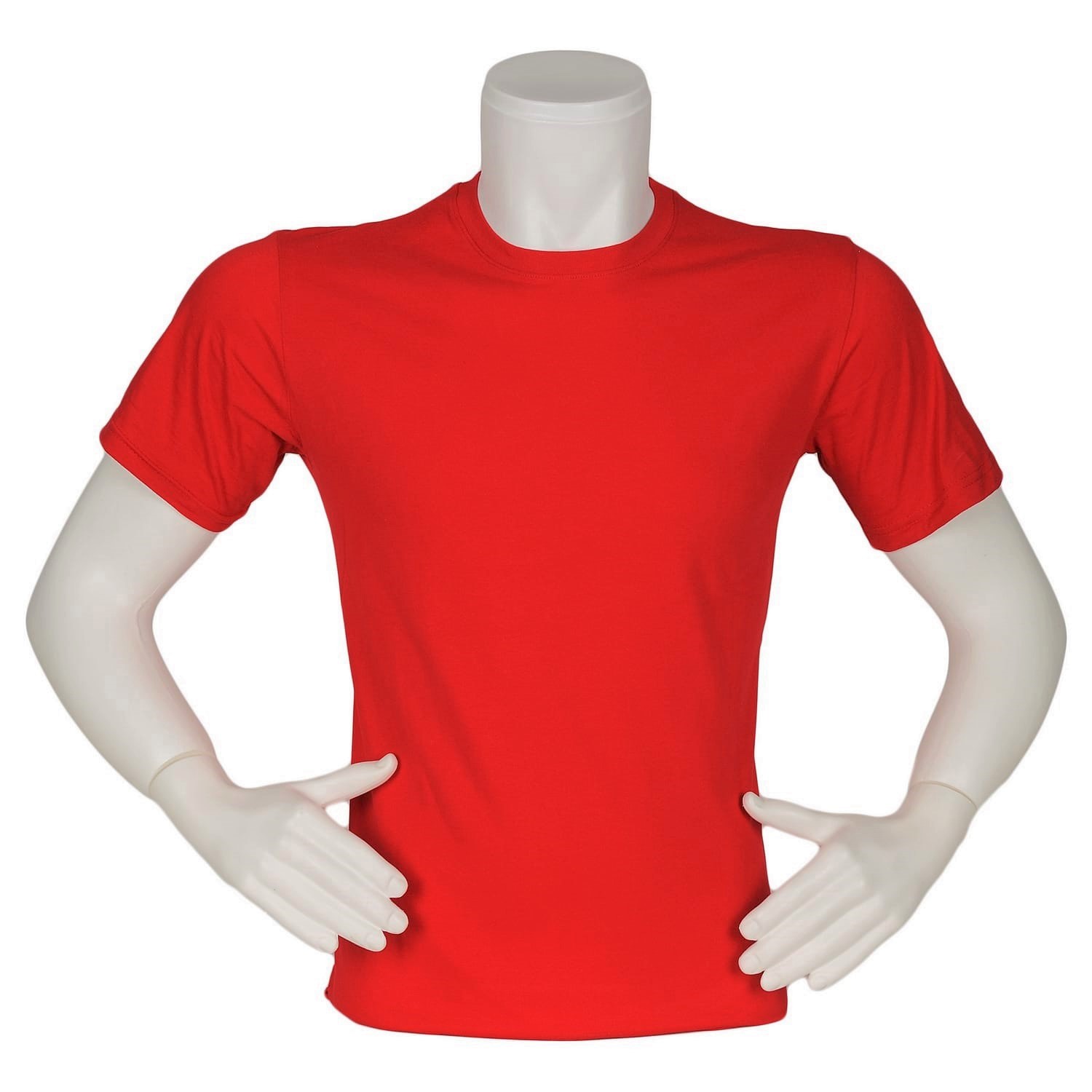 T-shirt Bisiklet Yaka Kırmızı Renk