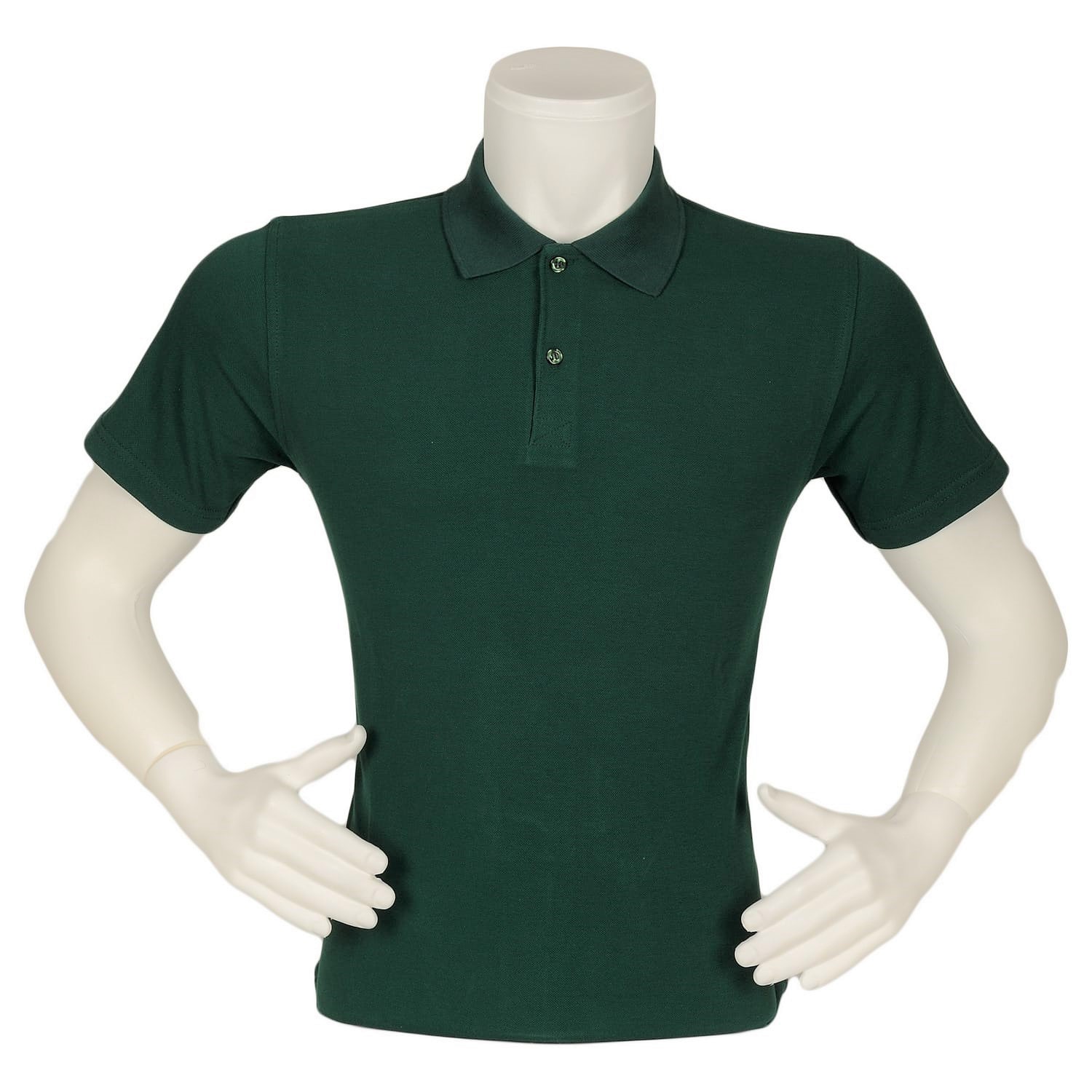 T-shirt Polo Yaka Nefti Yeşili Renk