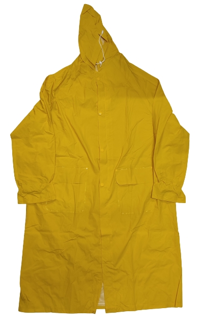 PVC Yağmurluk Pardesü Sarı Renk 